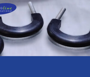 Neoprene Rubber U Shape Bolt with thread for Tubes and pipes