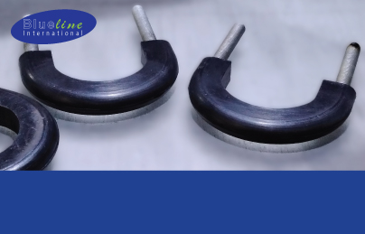 Neoprene Rubber U Shape Bolt with thread for Tubes and pipes