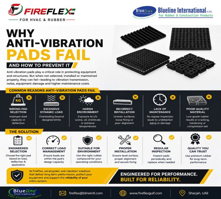 Why Anti-Vibration Pads Fail: 6 Common Causes and How to Prevent Them | FireFlex